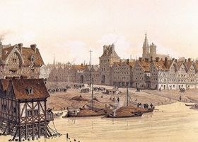 hôtel de ville paris gravure et peinture